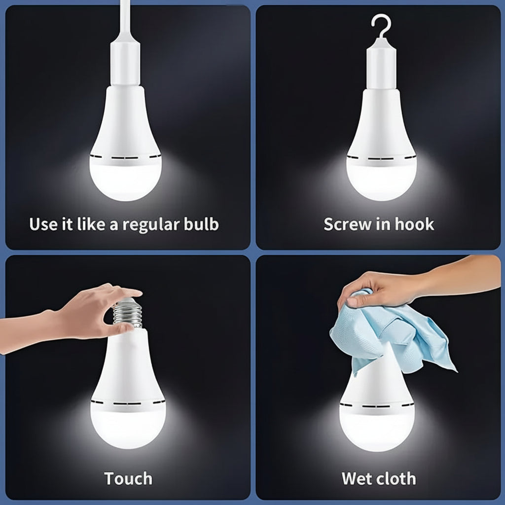 Versatile Emergency LED Light Bulb for Daily and Backup Use