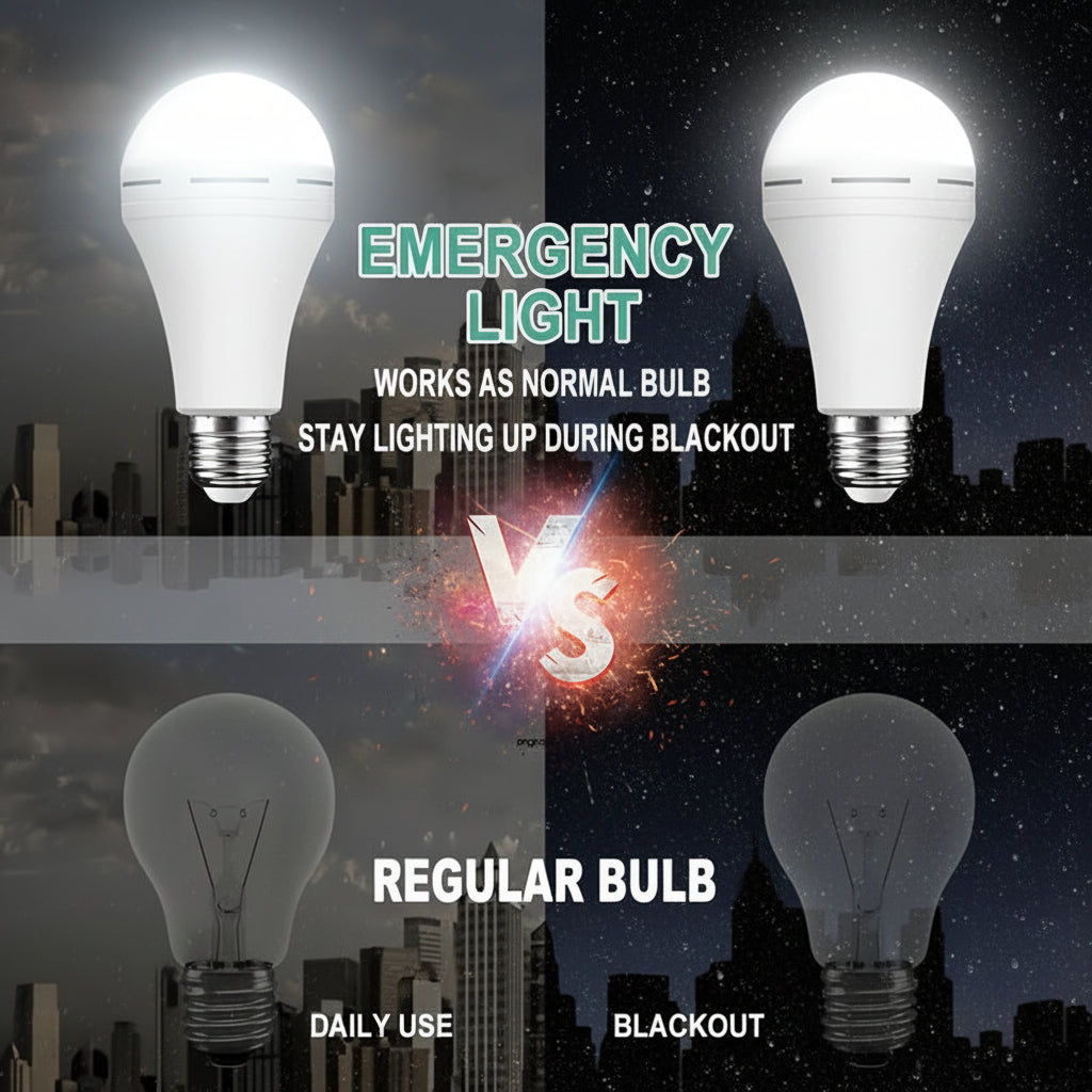 Versatile Emergency LED Light Bulb for Daily and Backup Use