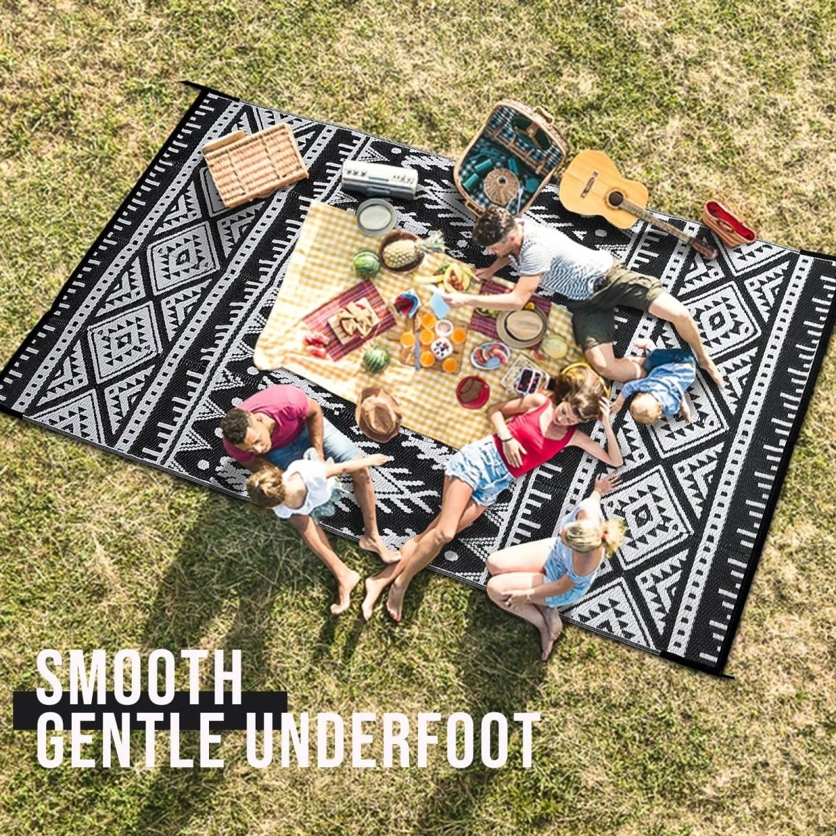 Eco-Friendly Waterproof Reversible Outdoor Mat for Any Adventure