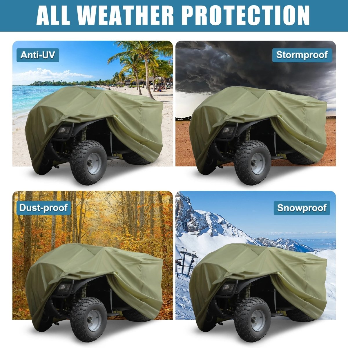 All-Weather ATV Shield with UV Defense