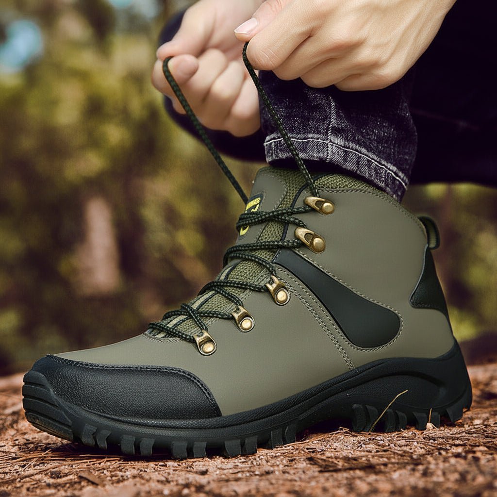TrailGuard Waterproof Hiking Boots with Reinforced Toe Protection