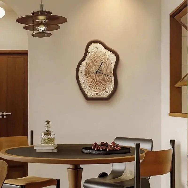 ChicRound Contemporary Wall Clock with Unique Circular Design