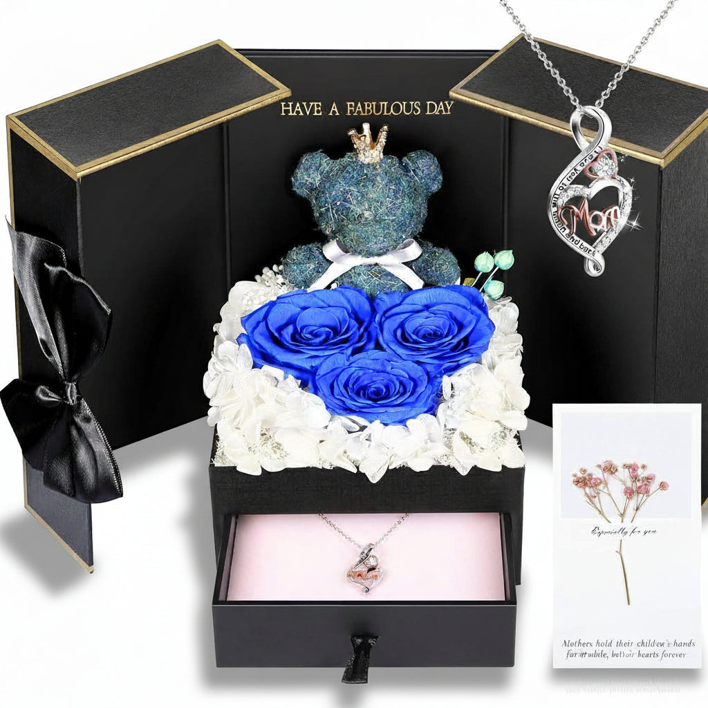 Eternal Rose Heart Keepsake with Secret Love Pendant
