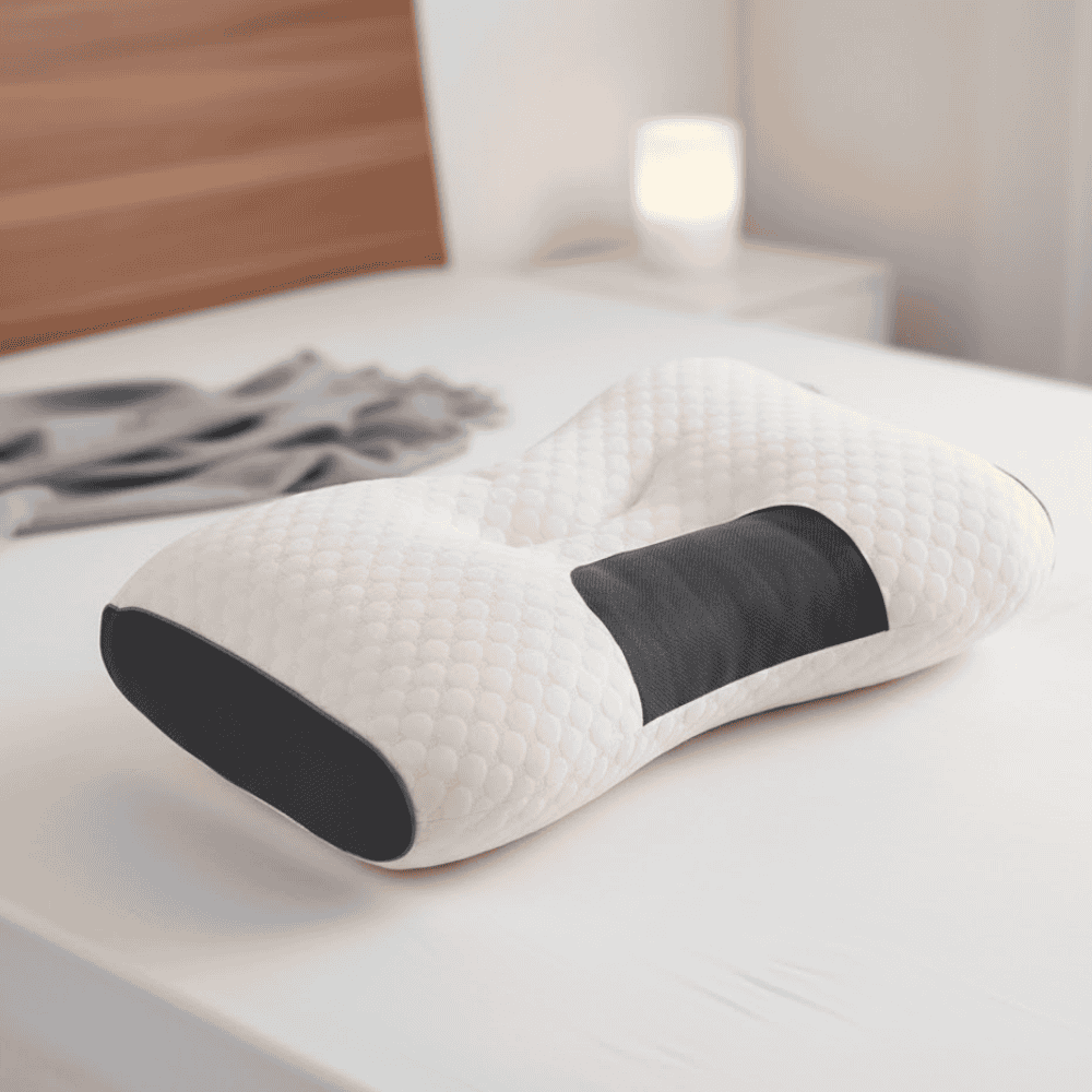 ErgoCloud Contoured Support Pillow for Neck and Back Relief