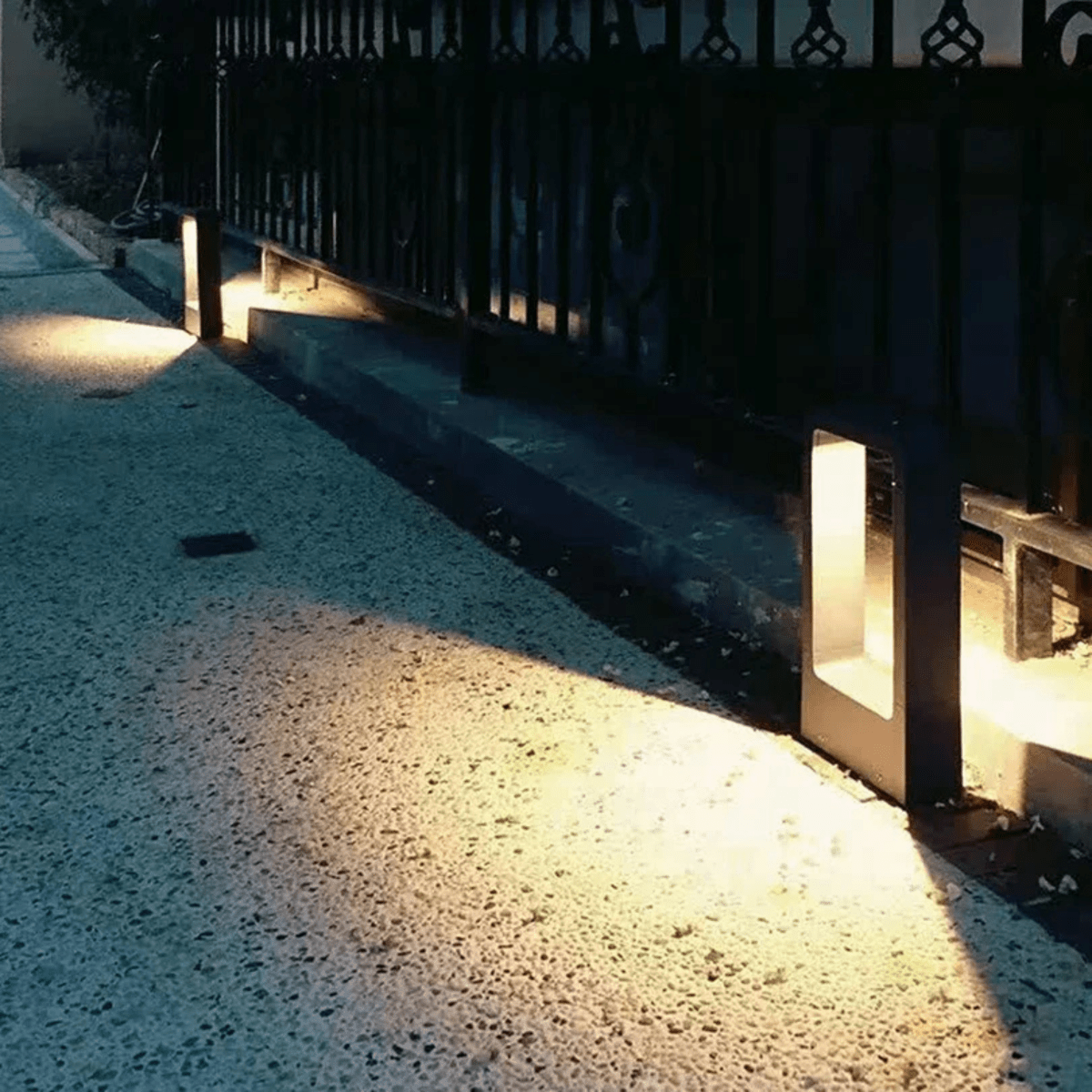 LuxeBeam Solar-Powered Pathway Lights for Gardens
