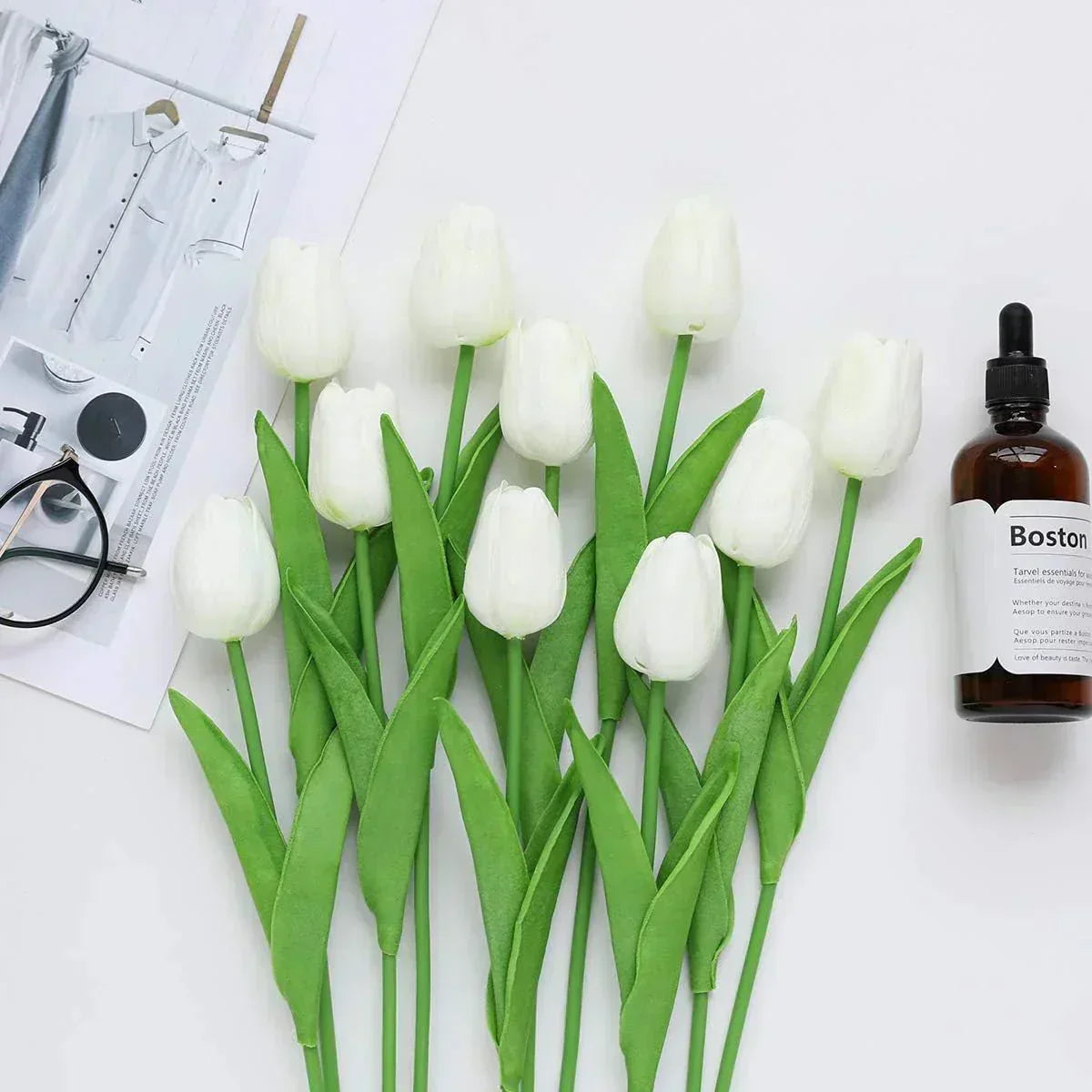 LuxePetal Faux Tulips for Timeless Home Elegance