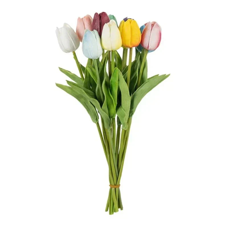 LuxePetal Faux Tulips for Timeless Home Elegance