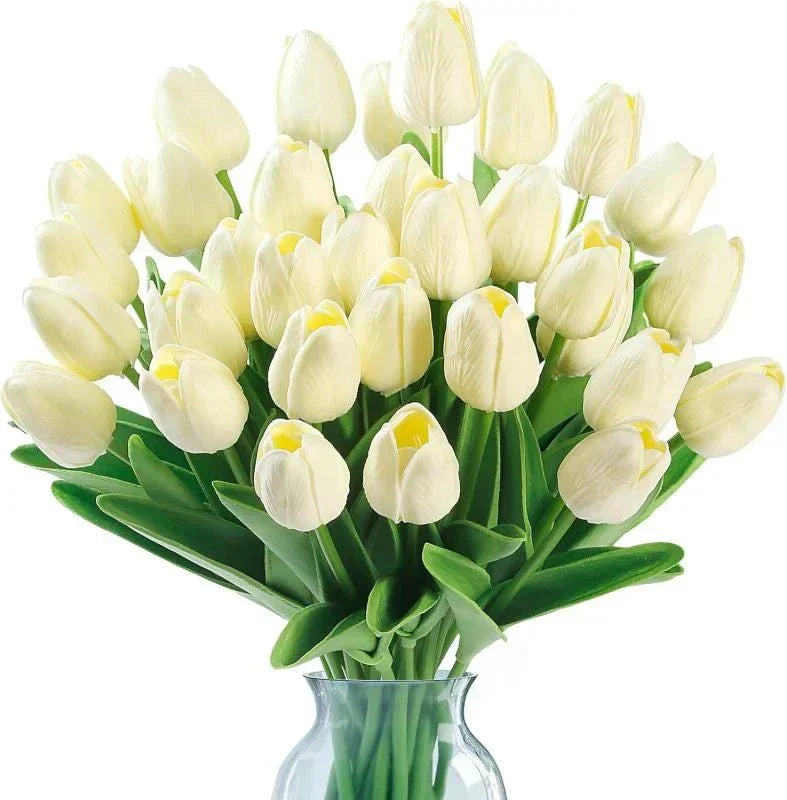 LuxePetal Faux Tulips for Timeless Home Elegance