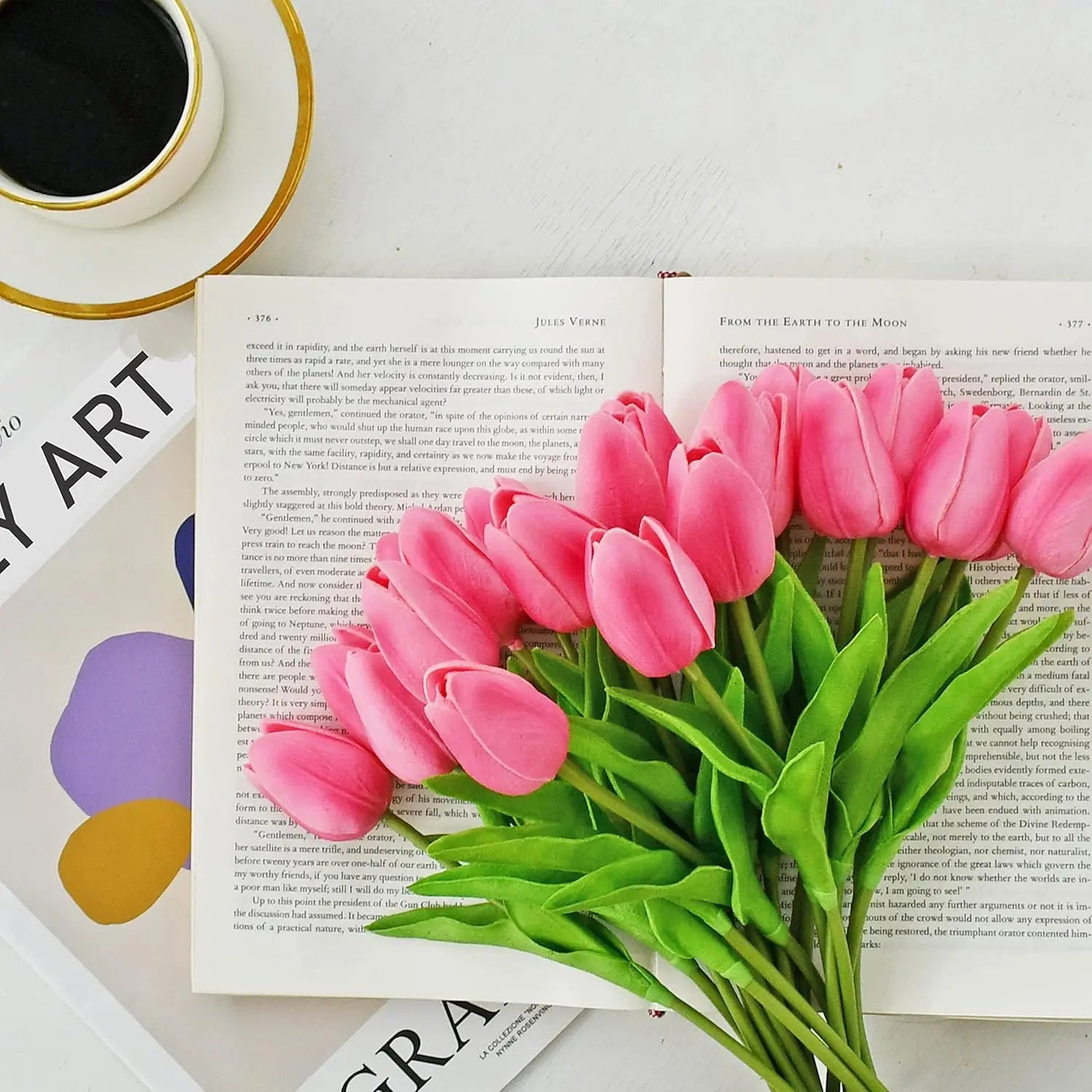 LuxePetal Faux Tulips for Timeless Home Elegance