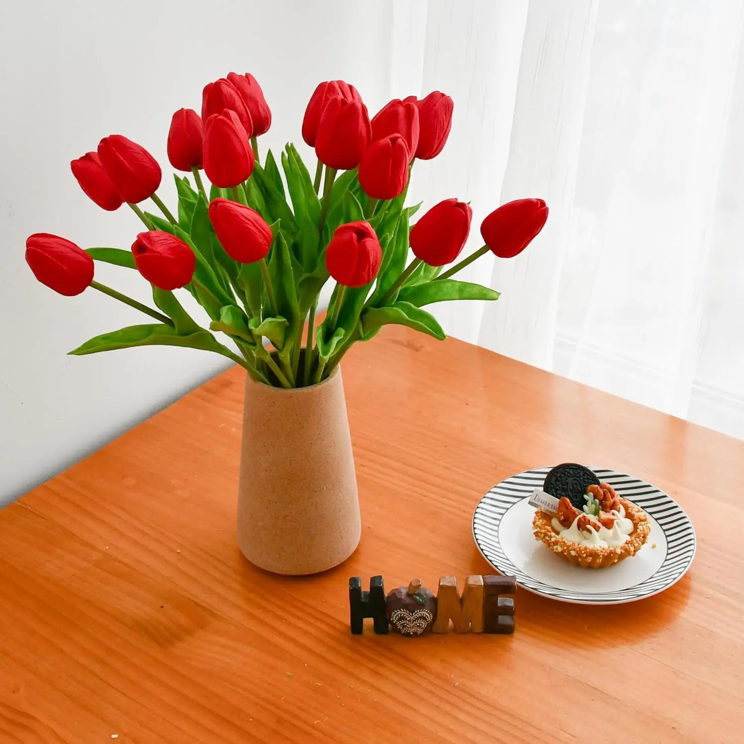 LuxePetal Faux Tulips for Timeless Home Elegance
