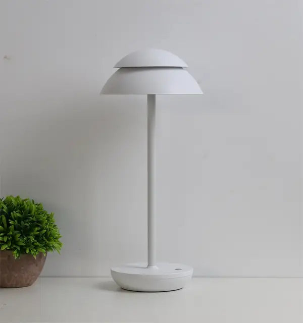 Elegant Rechargeable Table Lamp with Wireless Design