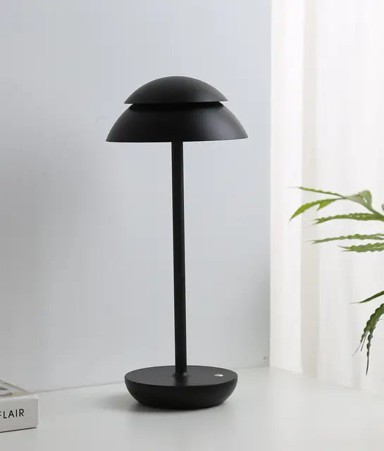 Elegant Rechargeable Table Lamp with Wireless Design