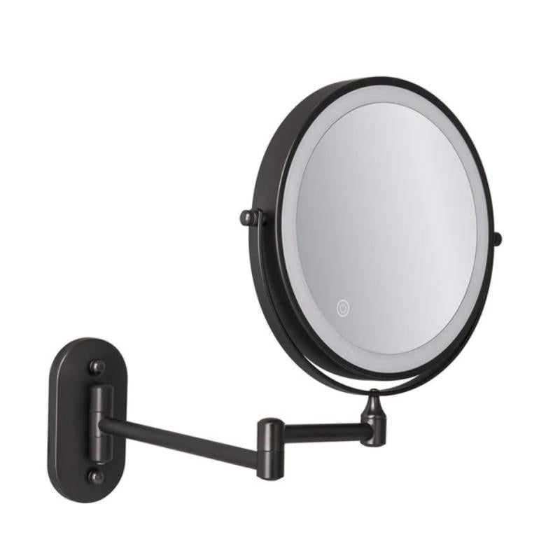 Rechargeable LED Makeup Mirror with 360° Rotation and Magnification