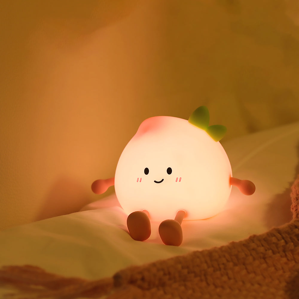 Soothing Silicone Glow Lamp with Color Options for Kids' Spaces