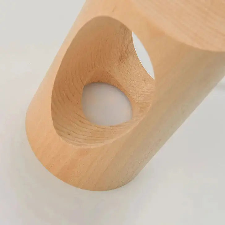 Sleek Wooden LED Table Lamp for Cozy Spaces