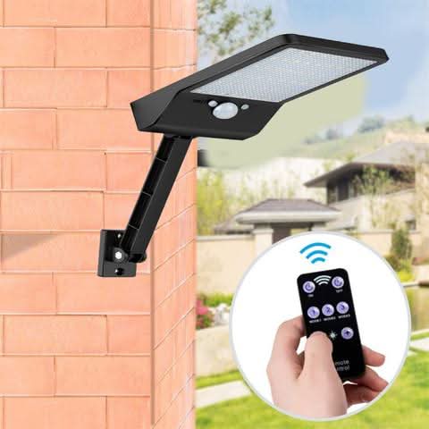 EcoLite Solar-Powered LED Outdoor Spotlight with Remote Control