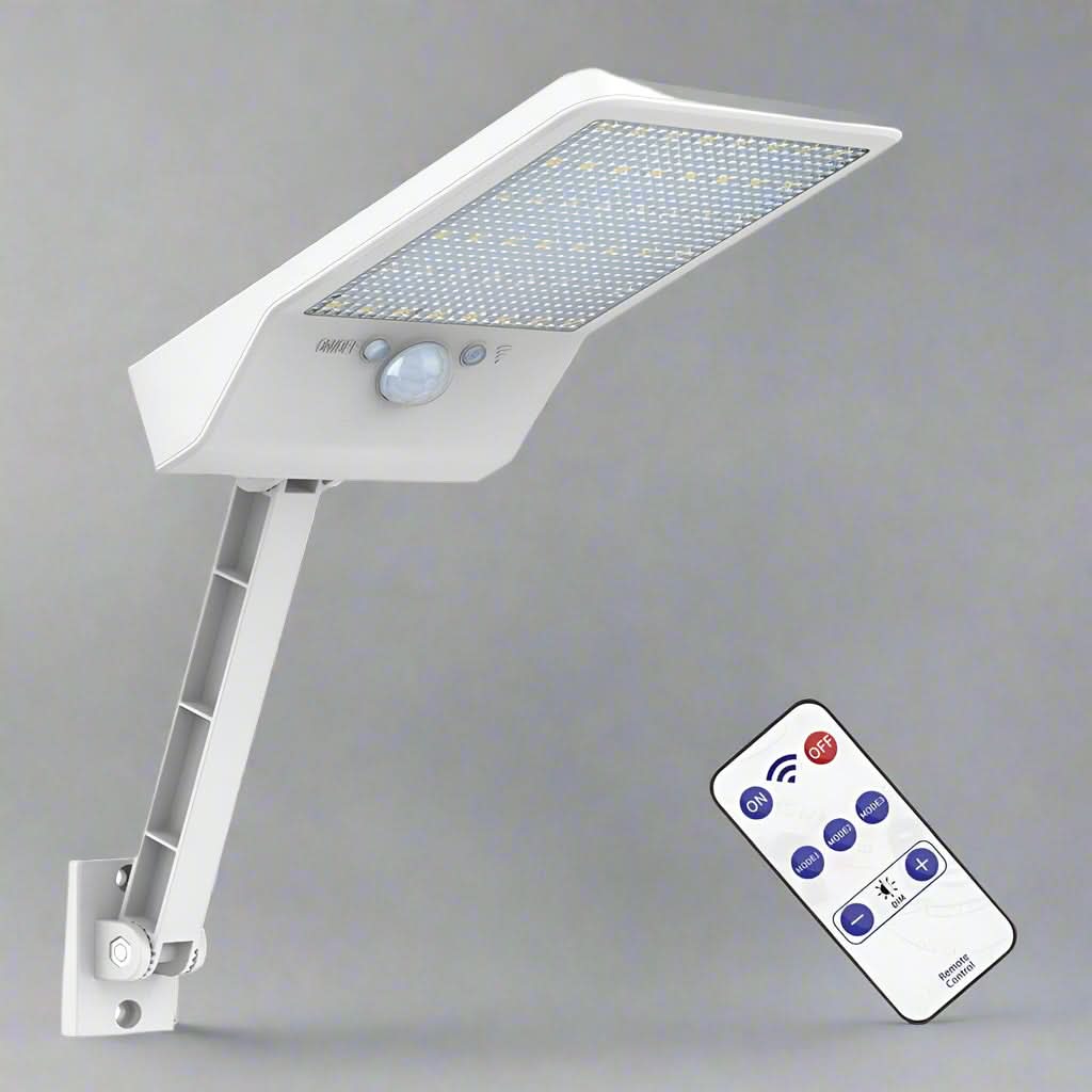 EcoLite Solar-Powered LED Outdoor Spotlight with Remote Control