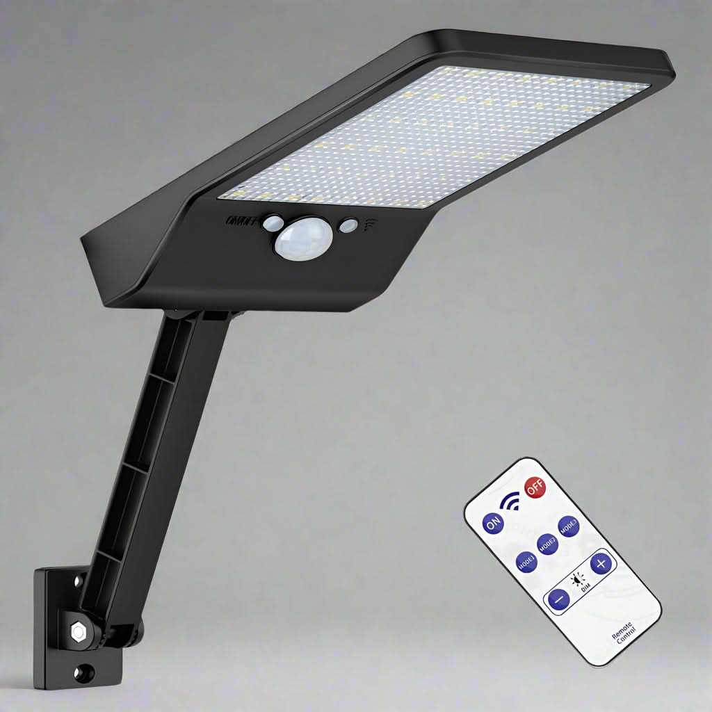EcoLite Solar-Powered LED Outdoor Spotlight with Remote Control