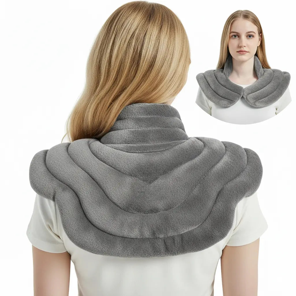 Microwavable Neck Heating Pad – Weighted Wrap for Tension Relief