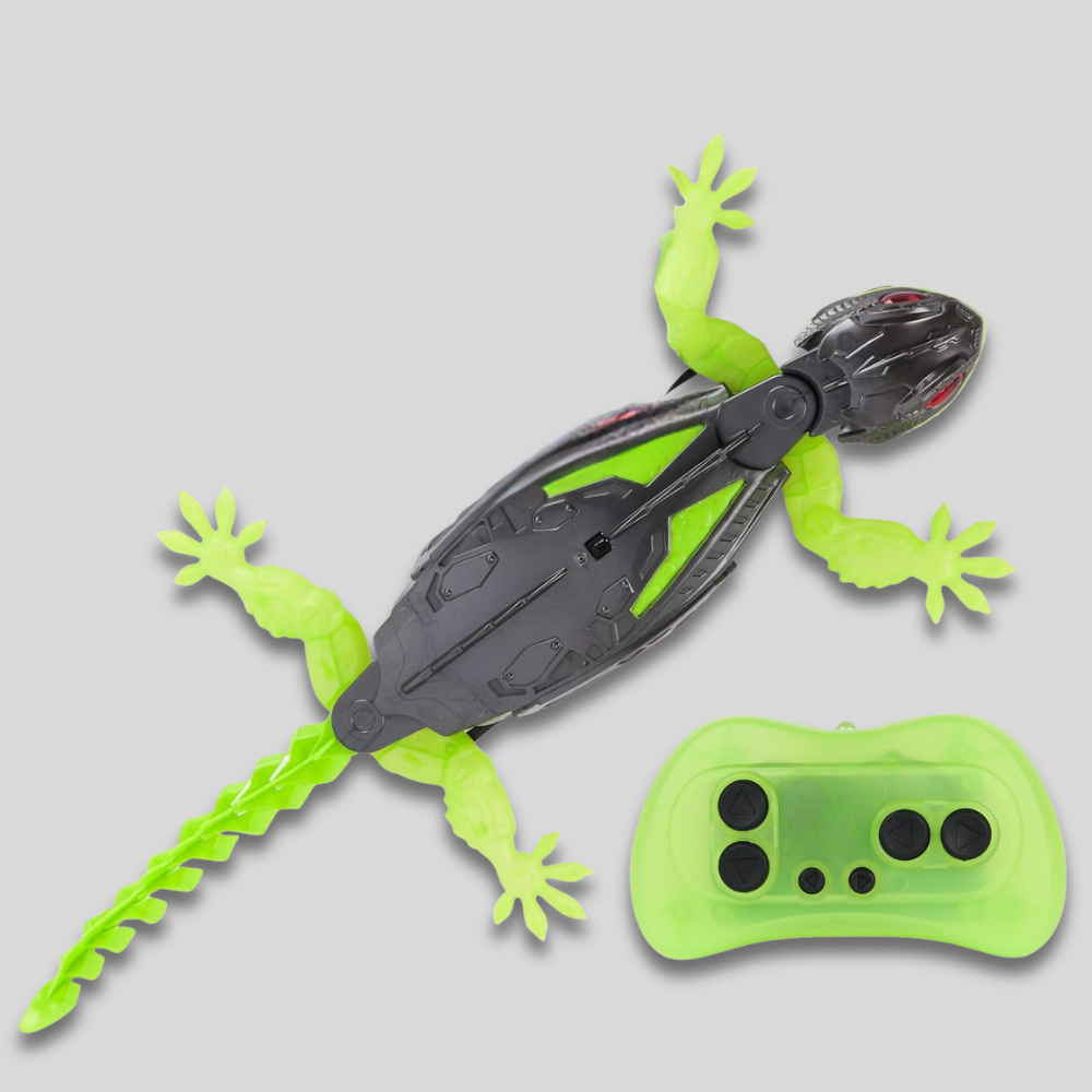LED Wall-Crawling Lizard Robot with Remote Control for Kids