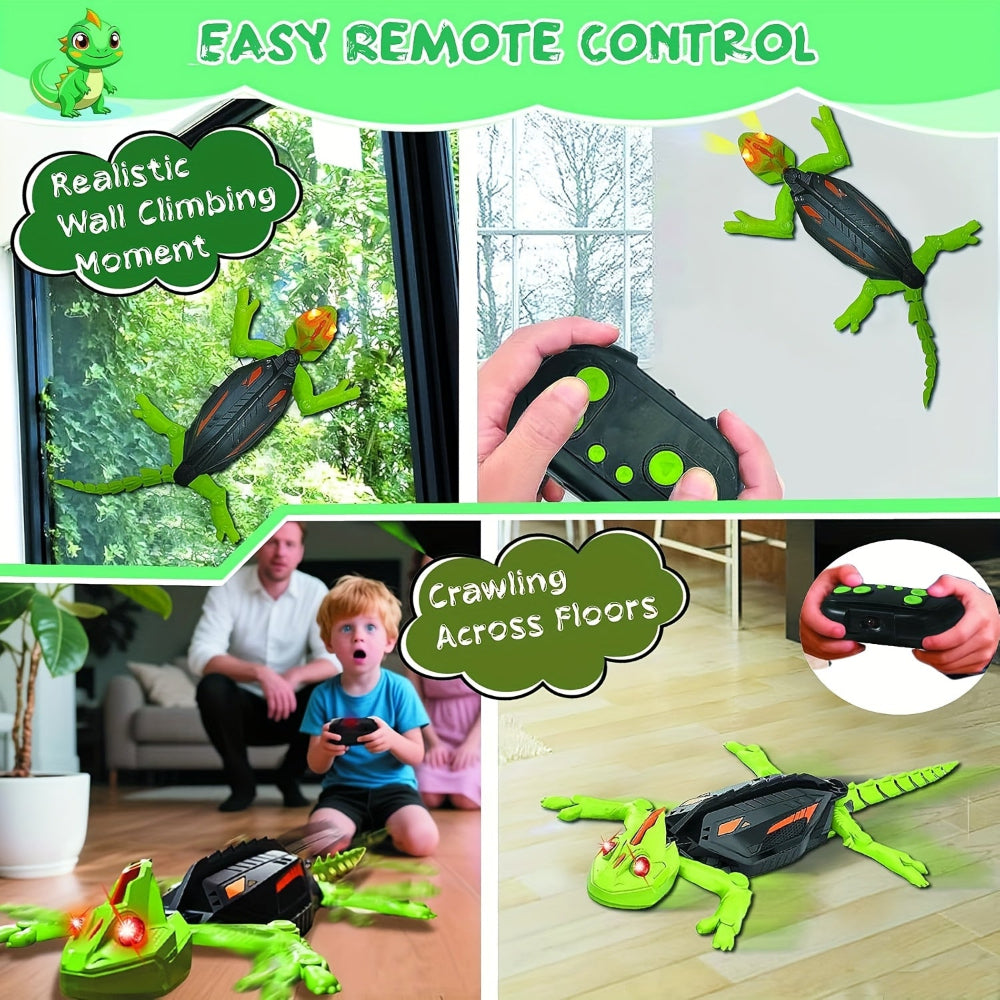 Radiant Reptile: Remote-Controlled Climbing Lizard Toy