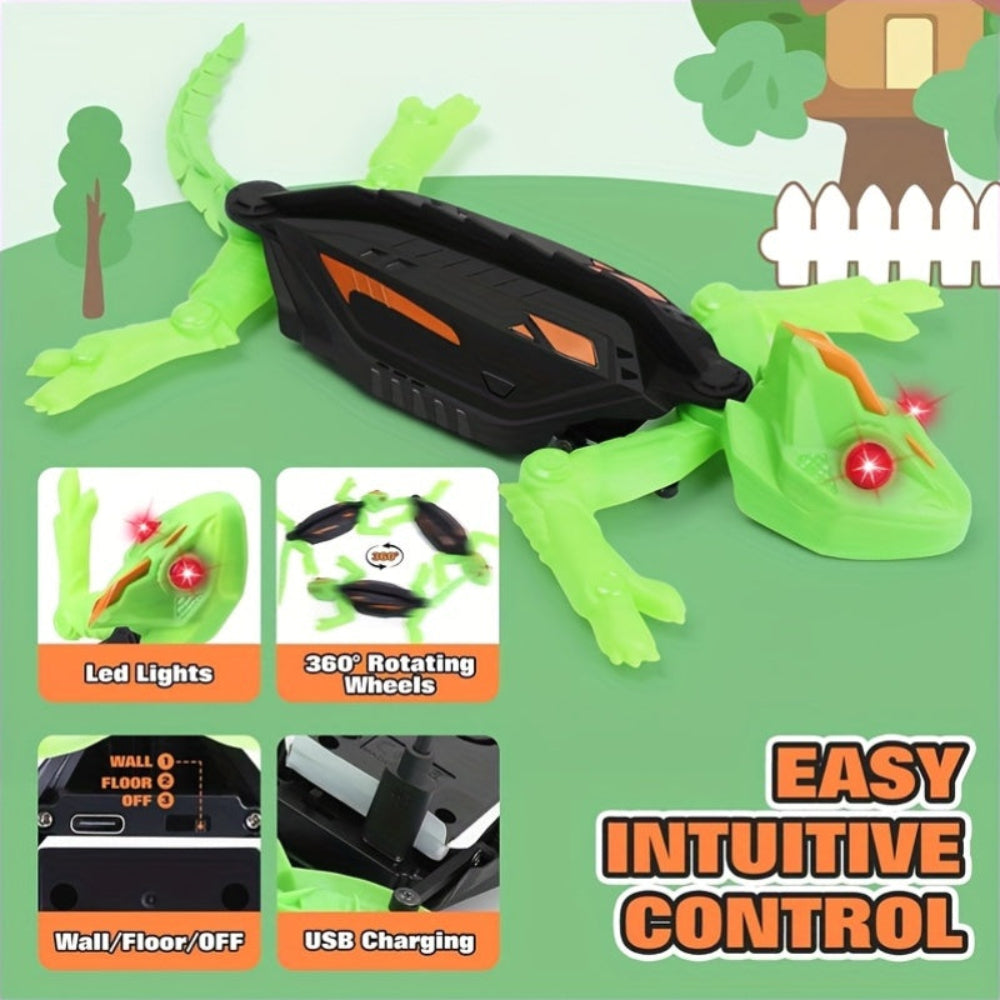 Radiant Reptile: Remote-Controlled Climbing Lizard Toy