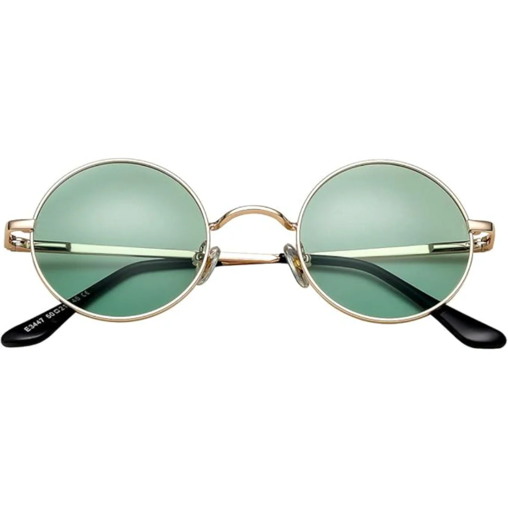 Unisex UV Protection Polarized Sunglasses in Retro Round Style