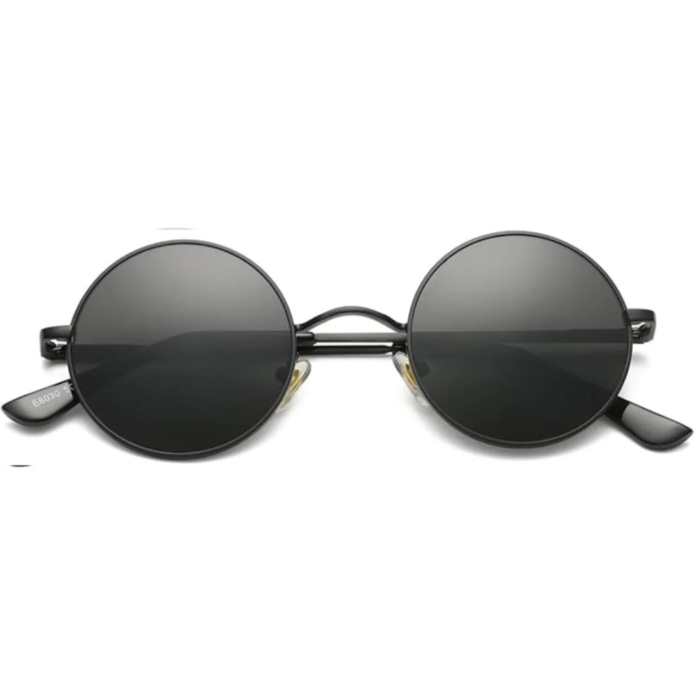Unisex UV Protection Polarized Sunglasses in Retro Round Style