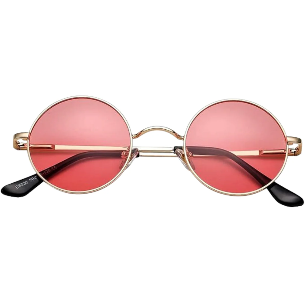 Unisex UV Protection Polarized Sunglasses in Retro Round Style
