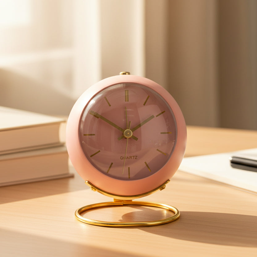 Timeless Charm Alarm Clock with Quiet Operation