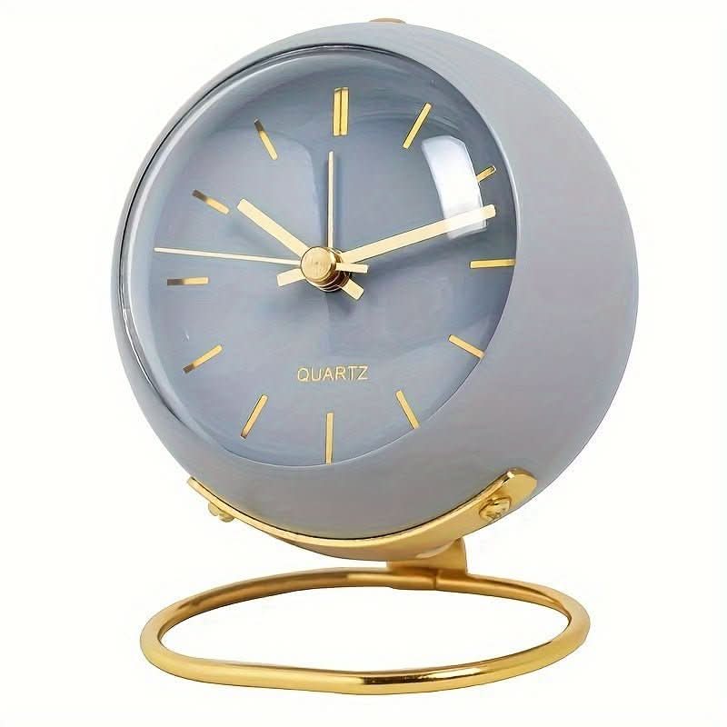 Timeless Charm Alarm Clock with Quiet Operation