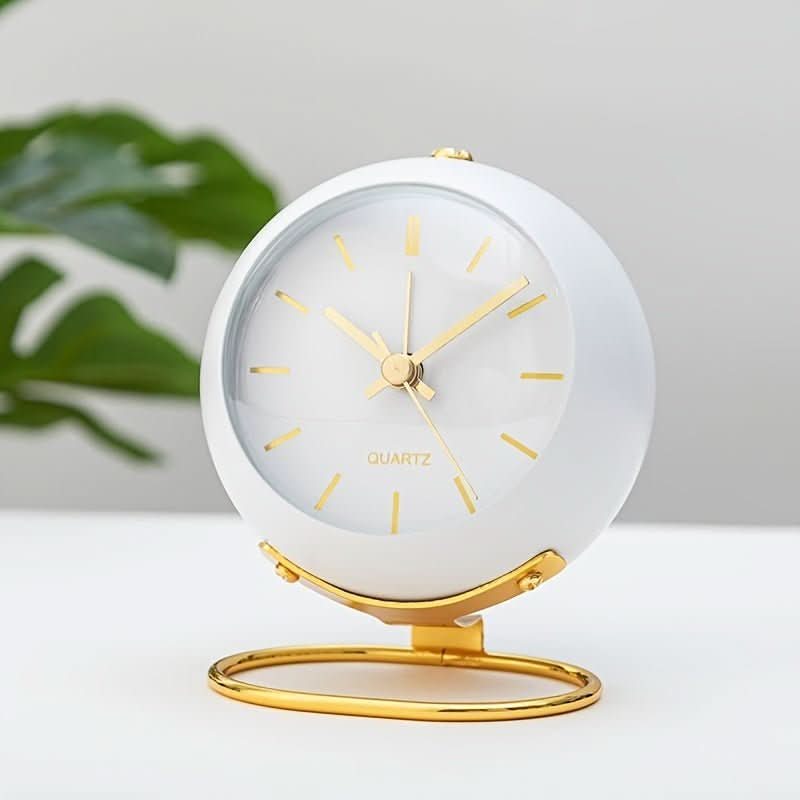 Timeless Charm Alarm Clock with Quiet Operation