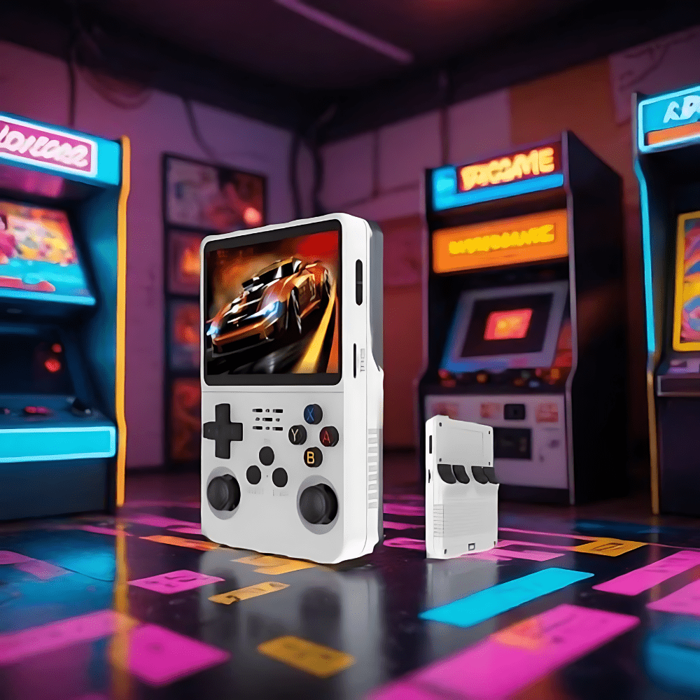 Portable Retro Gaming Device with 10,000 Classic Games