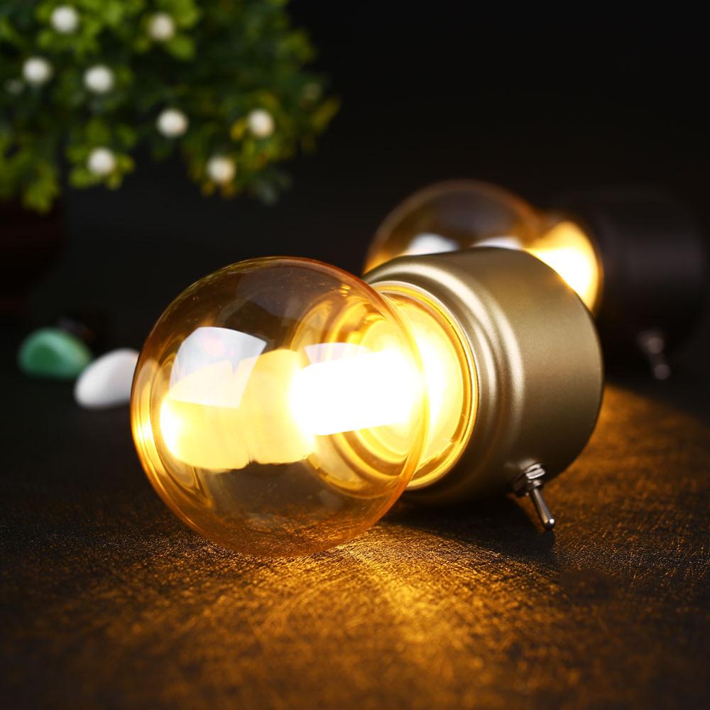 Vintage-Style Rechargeable LED Lamp with USB Charging Port