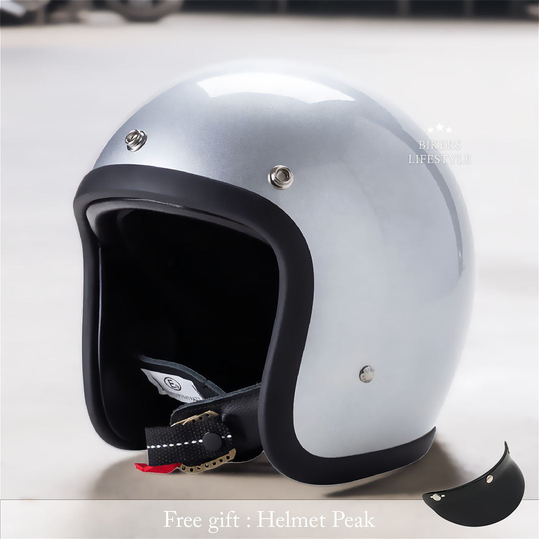 Lightweight Low Profile Motorcycle Helmet – Retro Style, DOT & ECE Approved