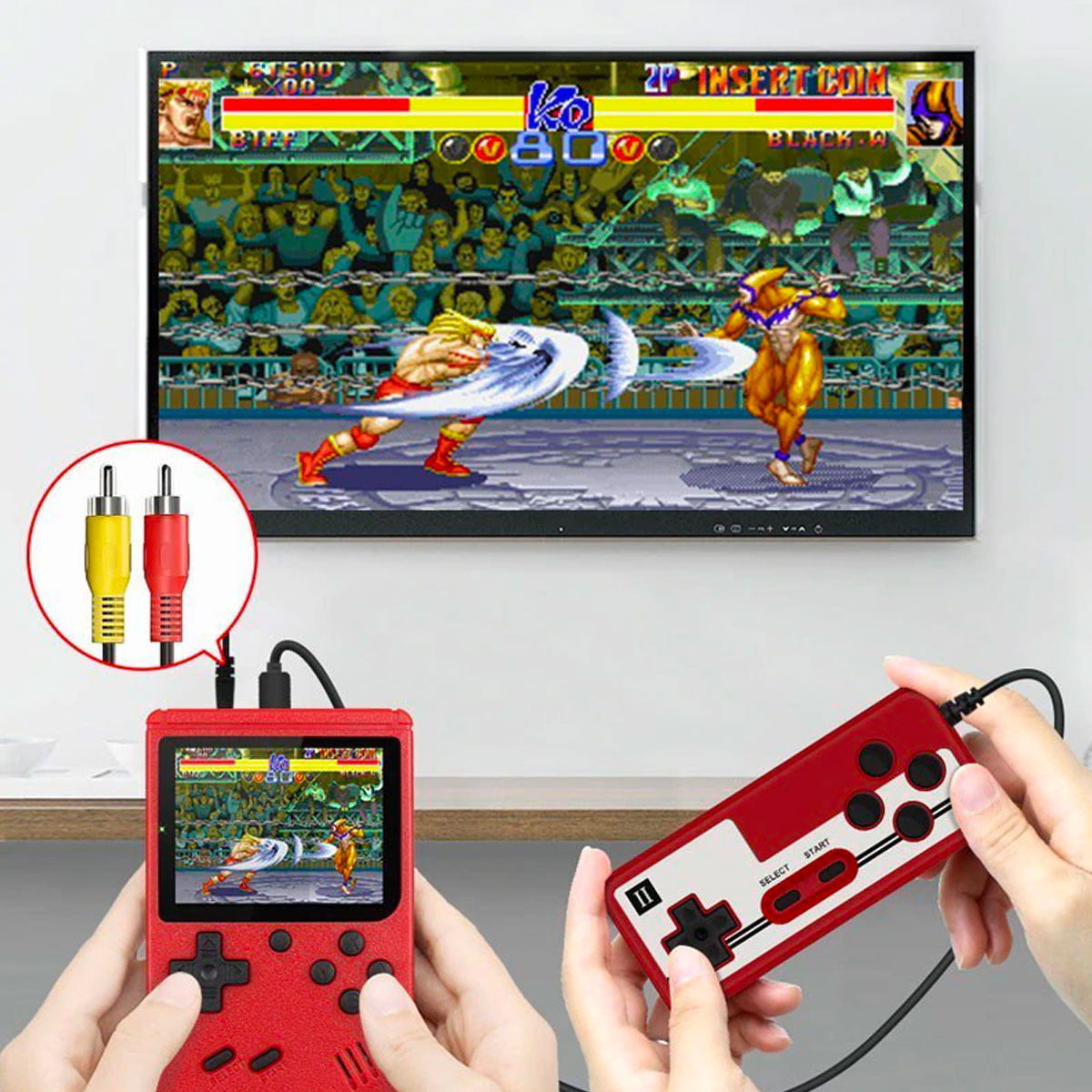 Handheld Gaming Device with 400 Classic Games – Portable Retro Fun