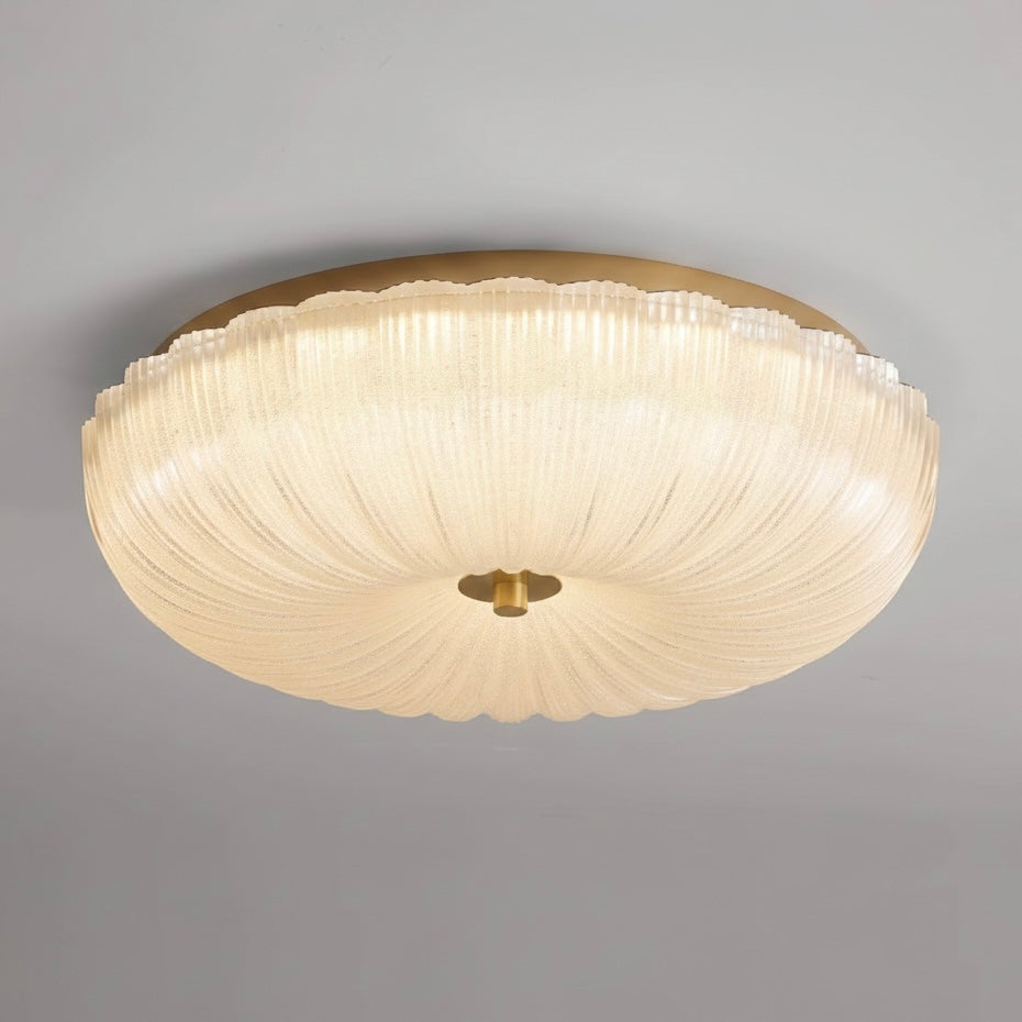 LED Ceiling Light - Flush Mount Fixture with Ripple Effect