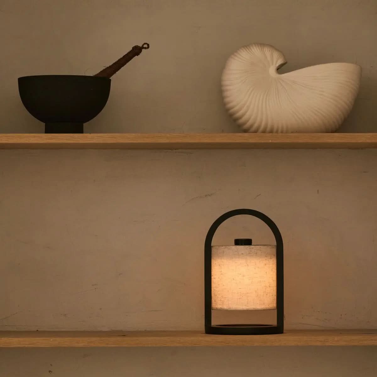 LuxeGlow Portable LED Lamp with 3 Adjustable Lighting Settings