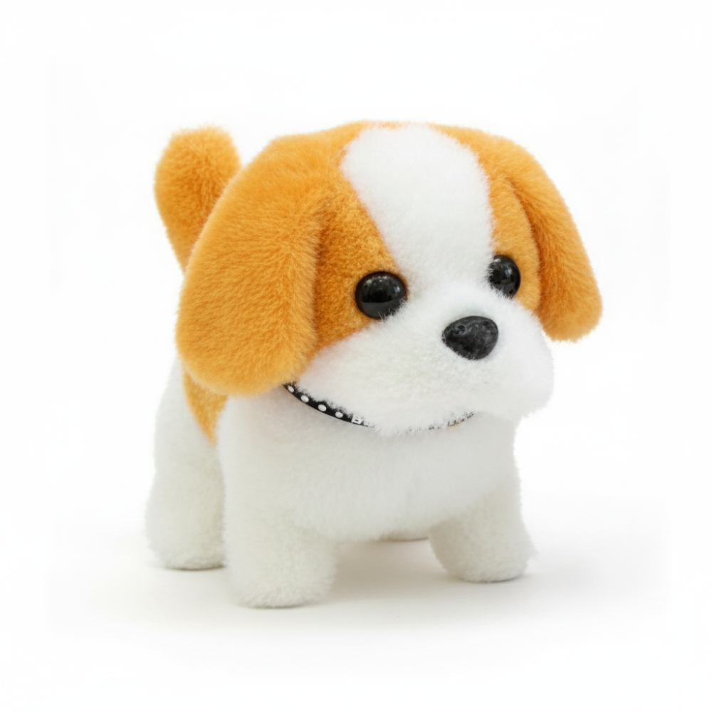 Responsive Plush Puppy Robot Toy for Engaging Play