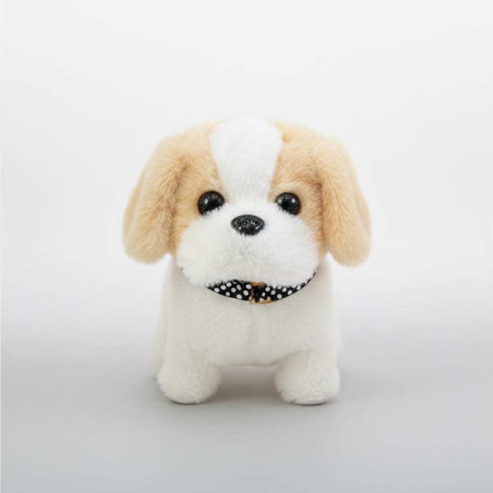 Responsive Plush Puppy Robot Toy for Engaging Play