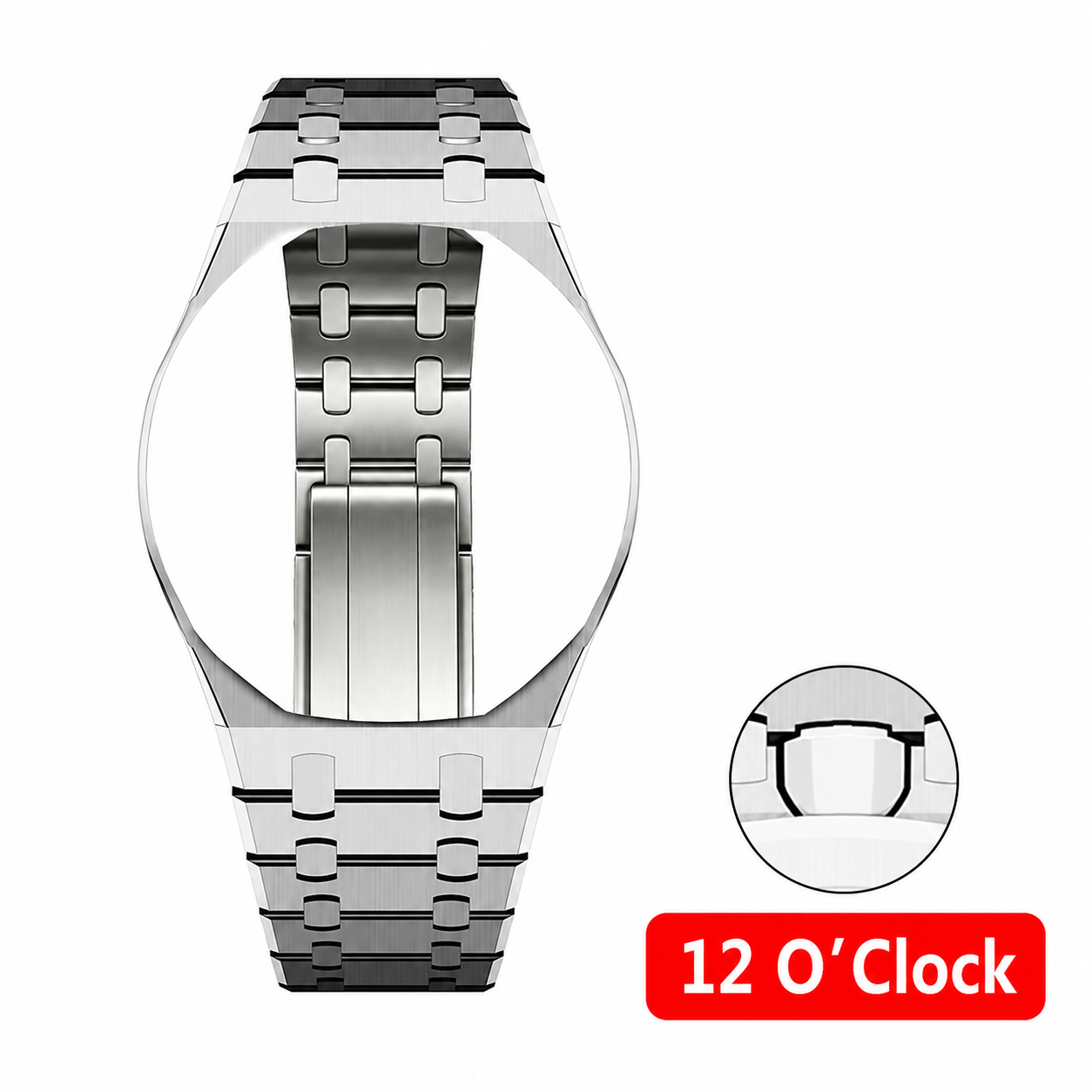 Silicone Strap and Stainless Steel Kit for Swatch x AP Royal POP Watch