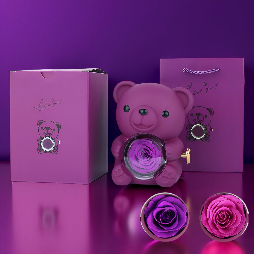 Enchanting Rose & Teddy Bear Gift Set for Cherished Moments