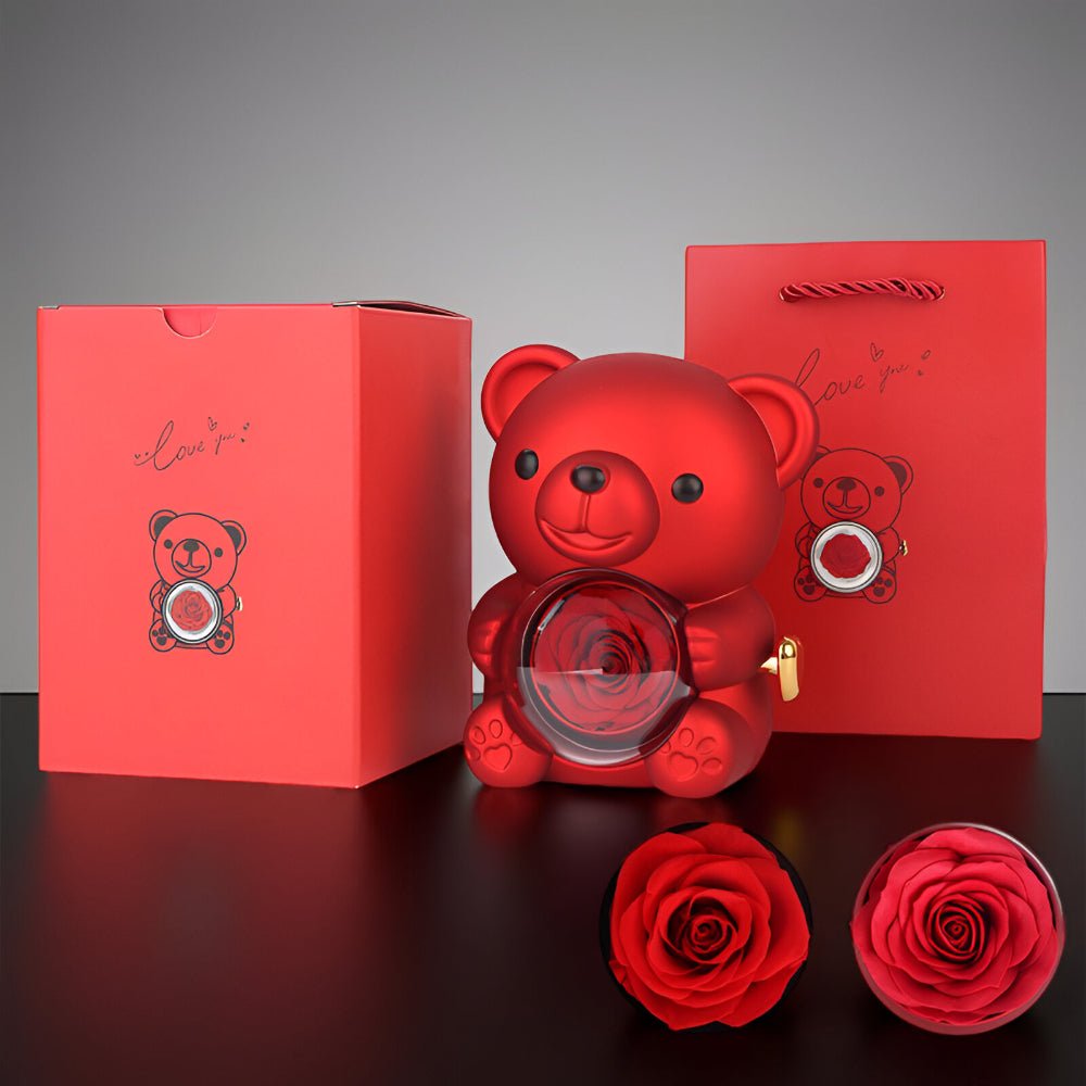 Enchanting Rose & Teddy Bear Gift Set for Cherished Moments