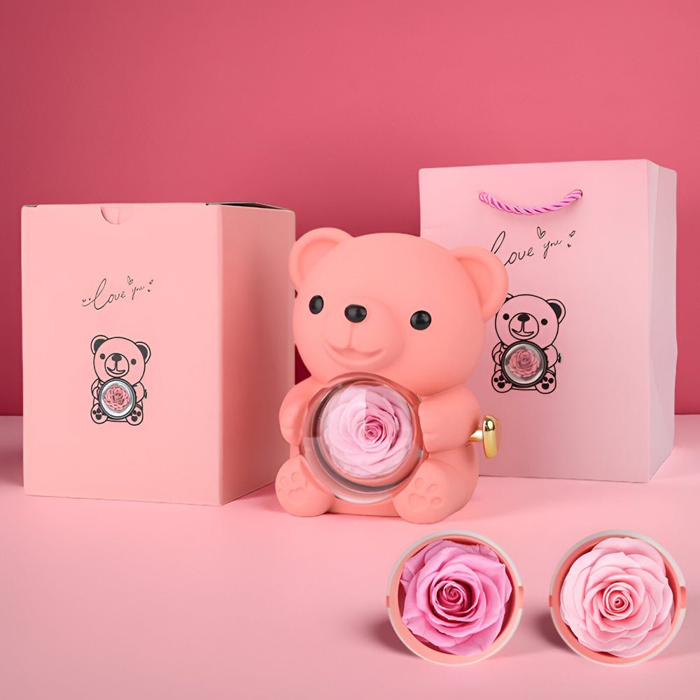 Enchanting Rose & Teddy Bear Gift Set for Cherished Moments