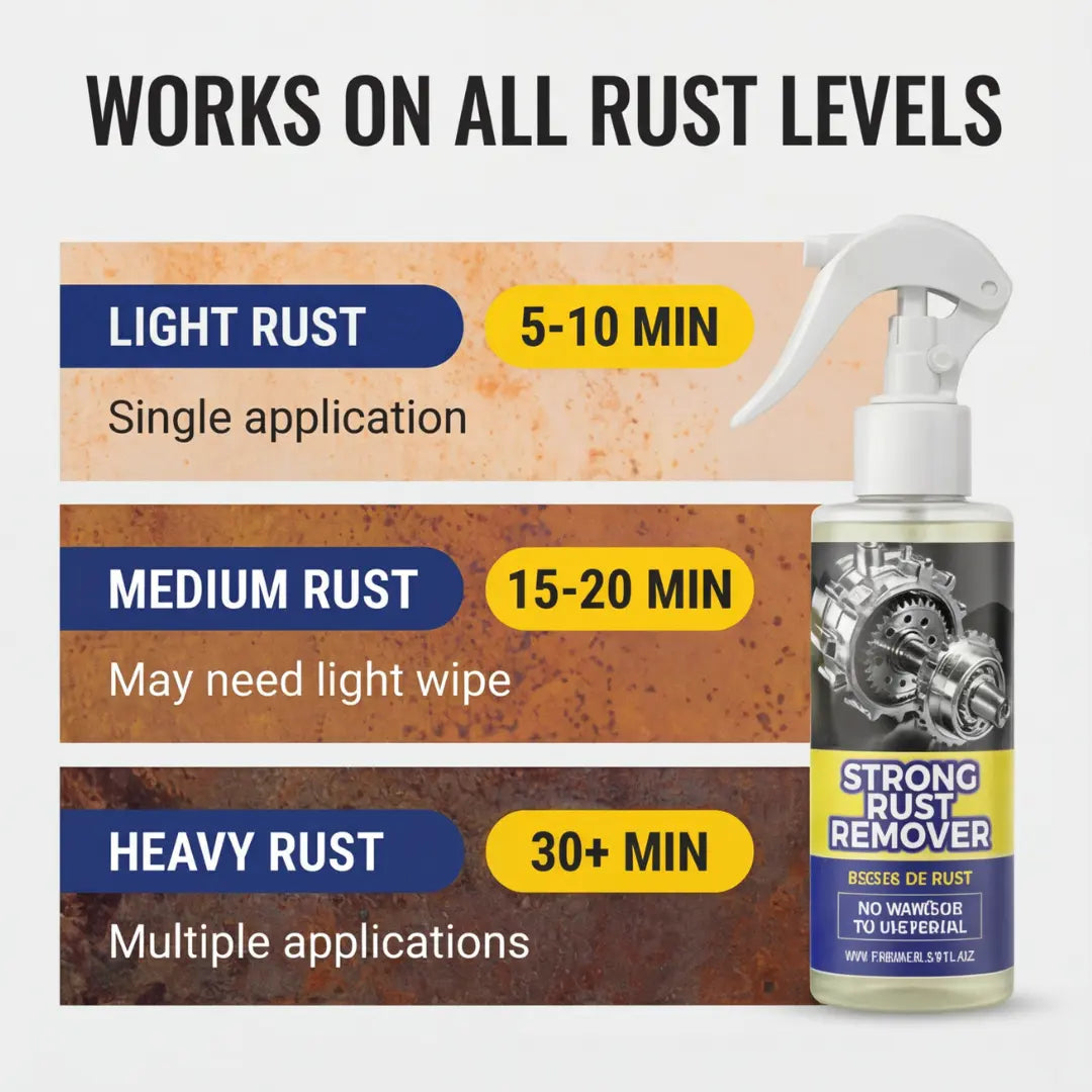 Quick Rust Dissolver Spray – Effortless Metal Restoration
