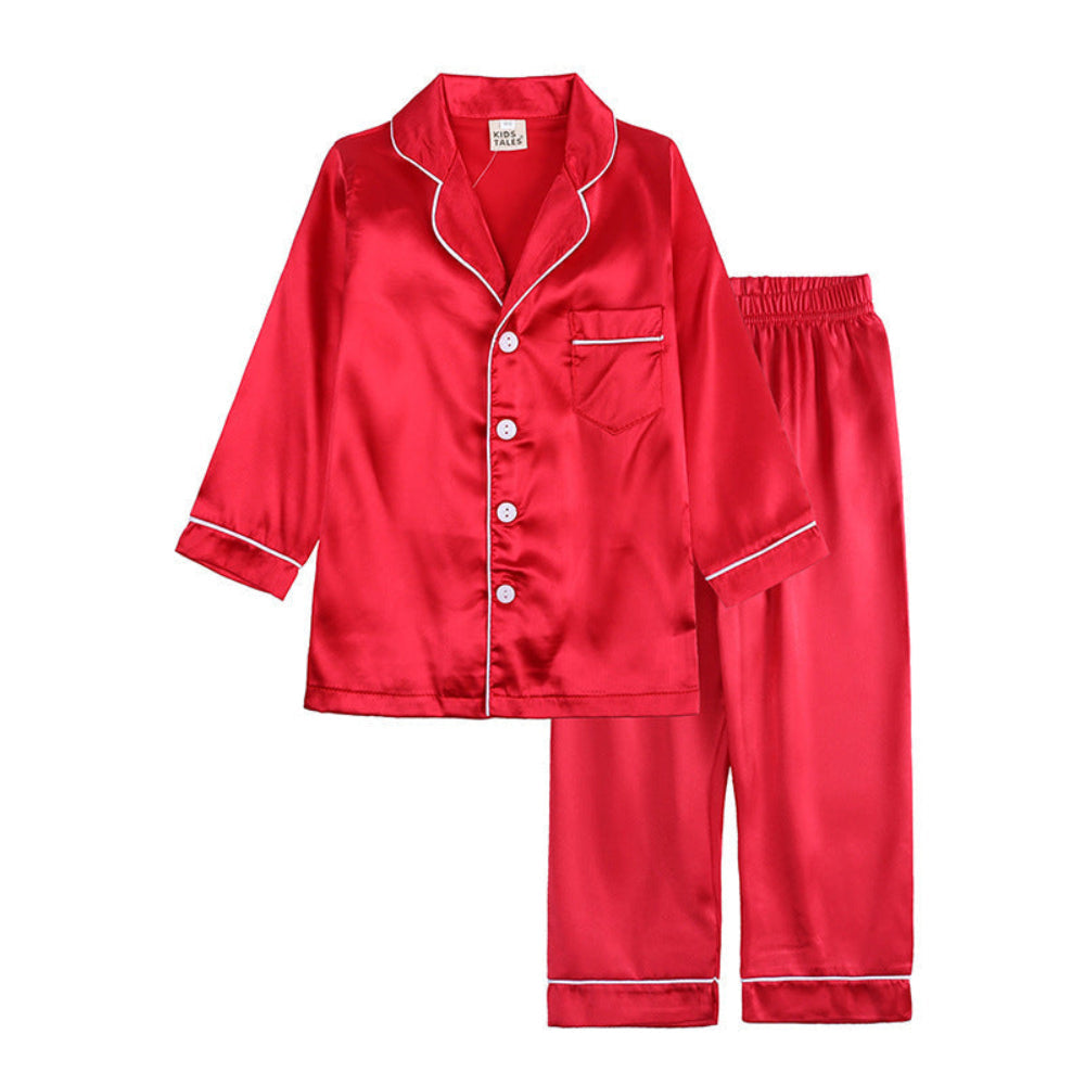 Cozy Button-Down Pajama Set for Kids with Coordinating Pieces