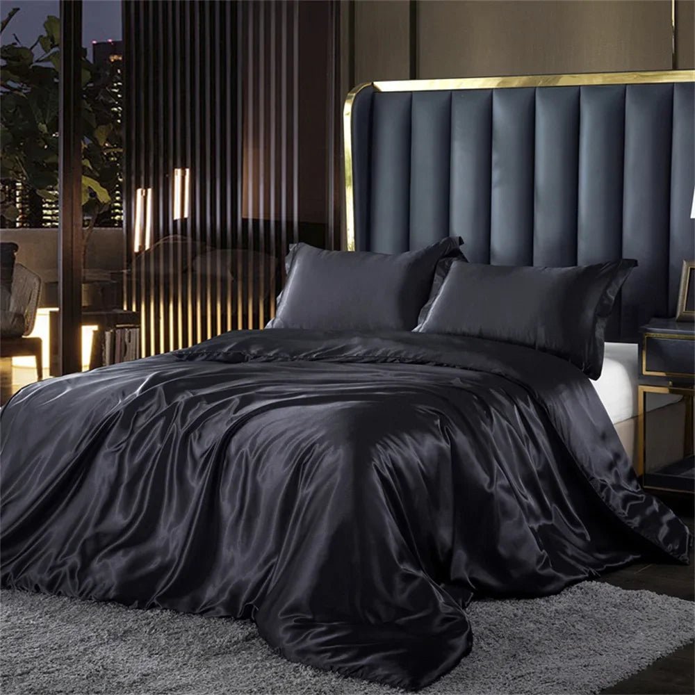 LuxeSilk Bedding Ensemble for Ultimate Comfort and Style