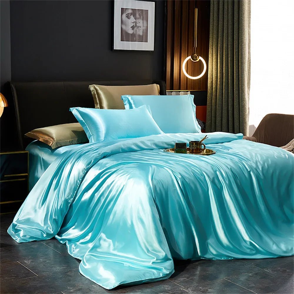 LuxeSilk Bedding Ensemble for Ultimate Comfort and Style
