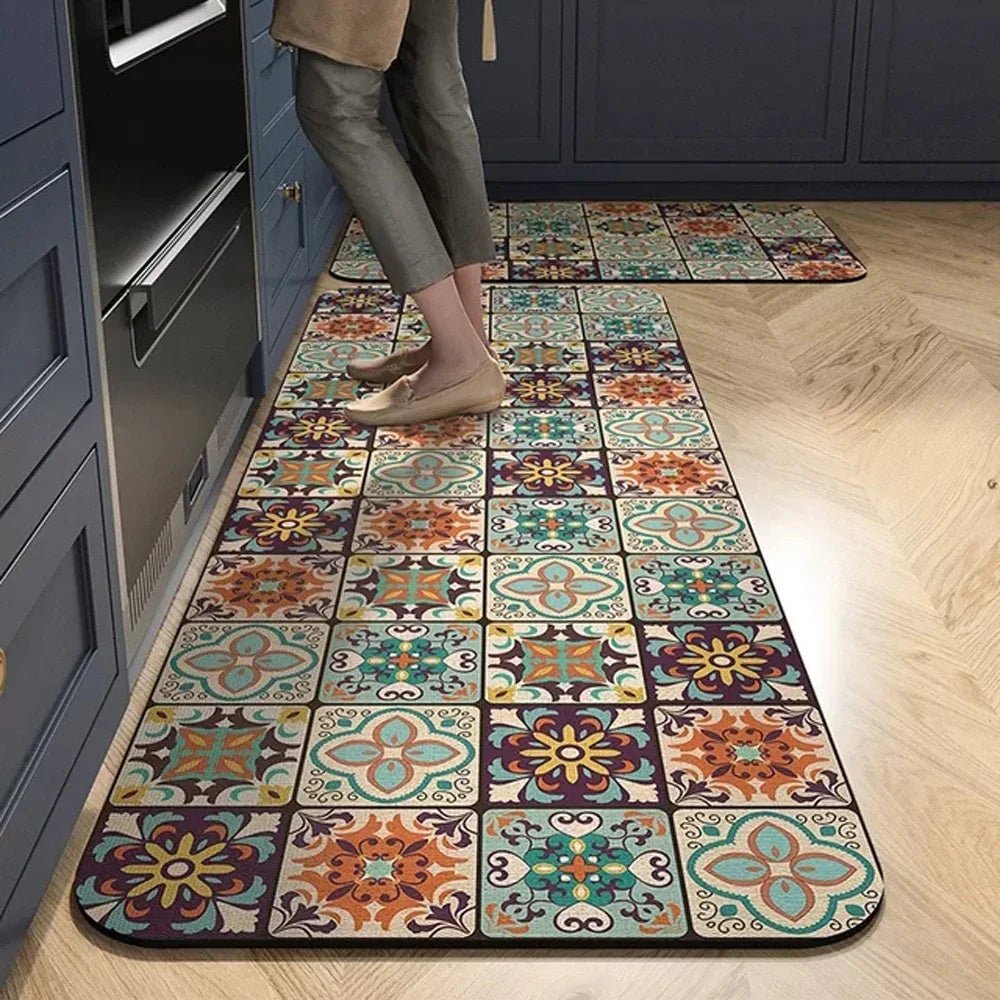 SecureStay Non-Slip Comfort Rug for Daily Living Spaces