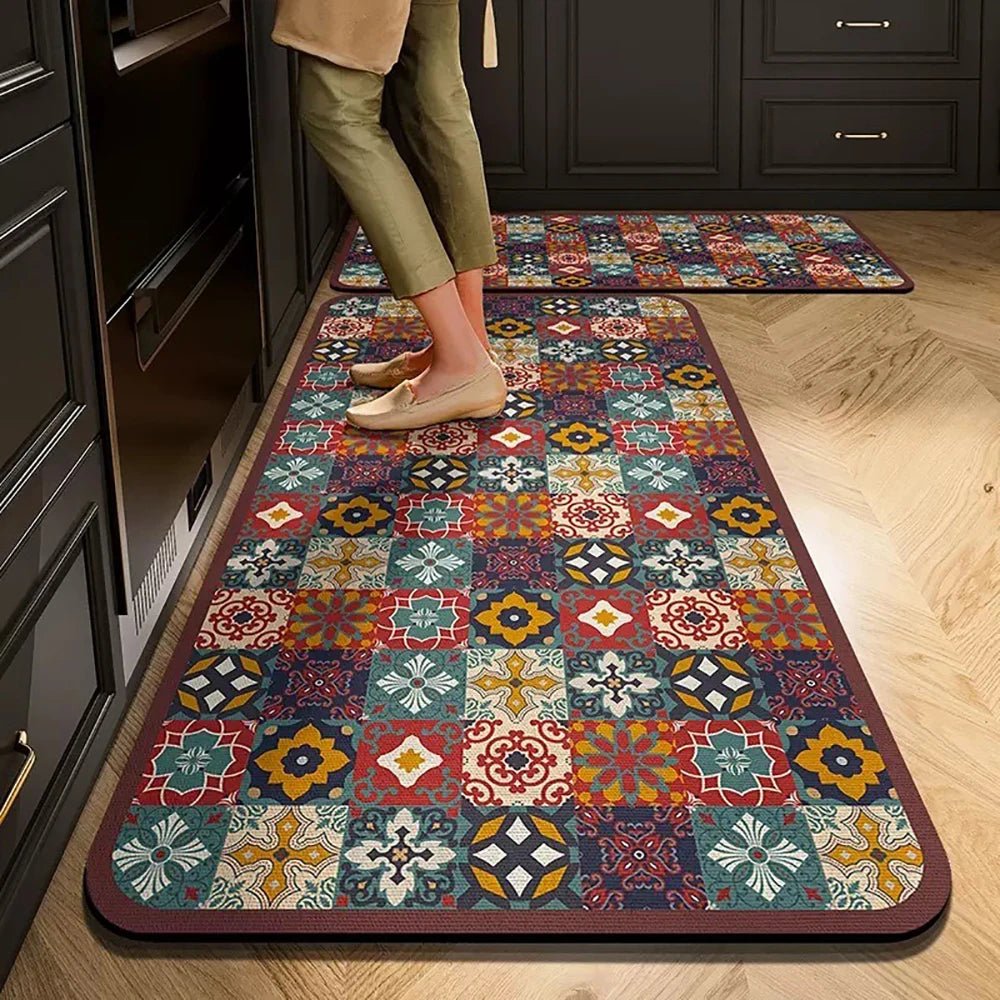 SecureStay Non-Slip Comfort Rug for Daily Living Spaces
